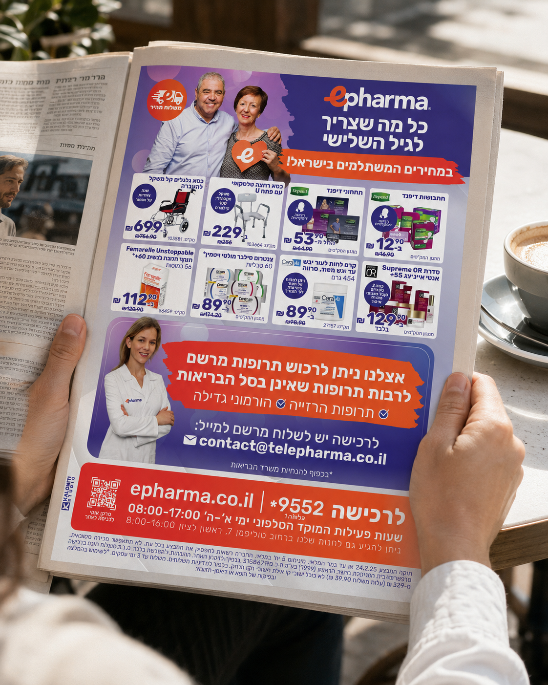 epharma — Press Campaign & Print Design