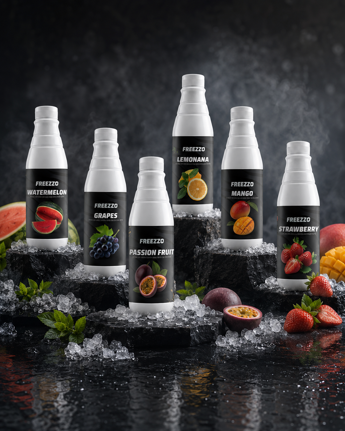 Freezzo — Premium Granita Series Packaging