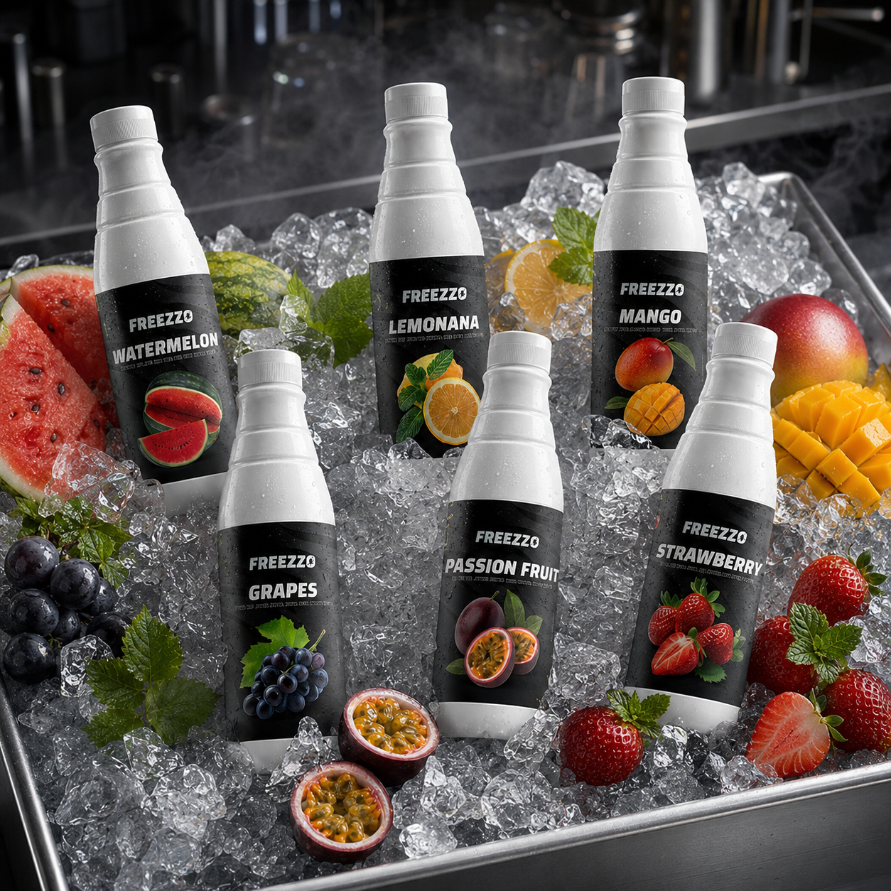 Freezzo — Premium Granita Series Packaging
